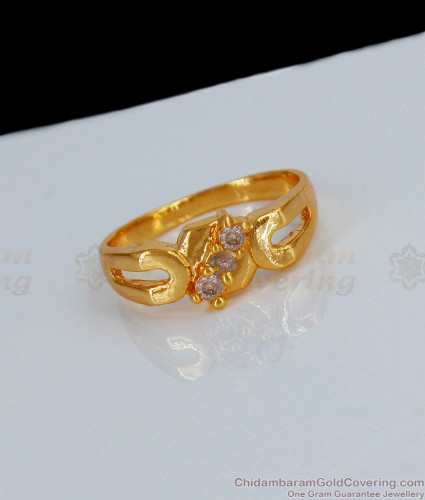 Wholesaler of Fancy inter-folding 22kt ring for women | Jewelxy - 223915