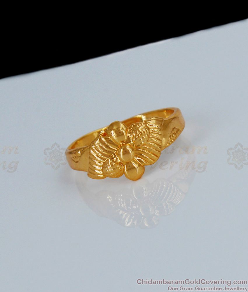 Premium Original Impon Finger Ring Collections From Chidambaram Gold Covering FR1101