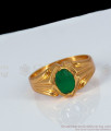 Big Emerald Stone Original Impon Men Rings For Daily Wear Buy Online FR1134