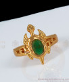 Turtles Emerald Original Impon Mens Ring For Daily Wear Buy Online FR1136