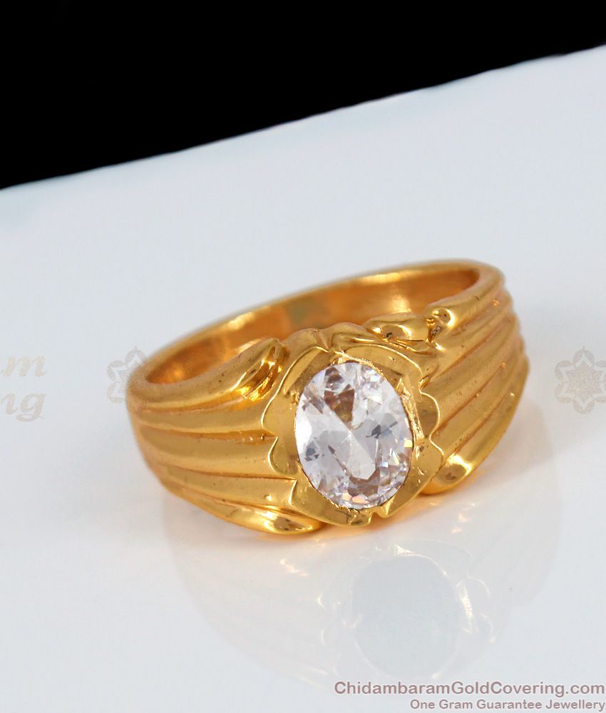 Goldesmiths - 22k Wedding Couples Gold Pair Ring with Single Diamond Stone