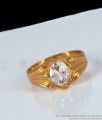 Stunning Diamond Stone Original Impon Finger Rings For mens Daily Wear FR1141