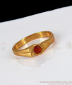 Ravishing Ruby Stone Gold Impon Finger Rings FR1151