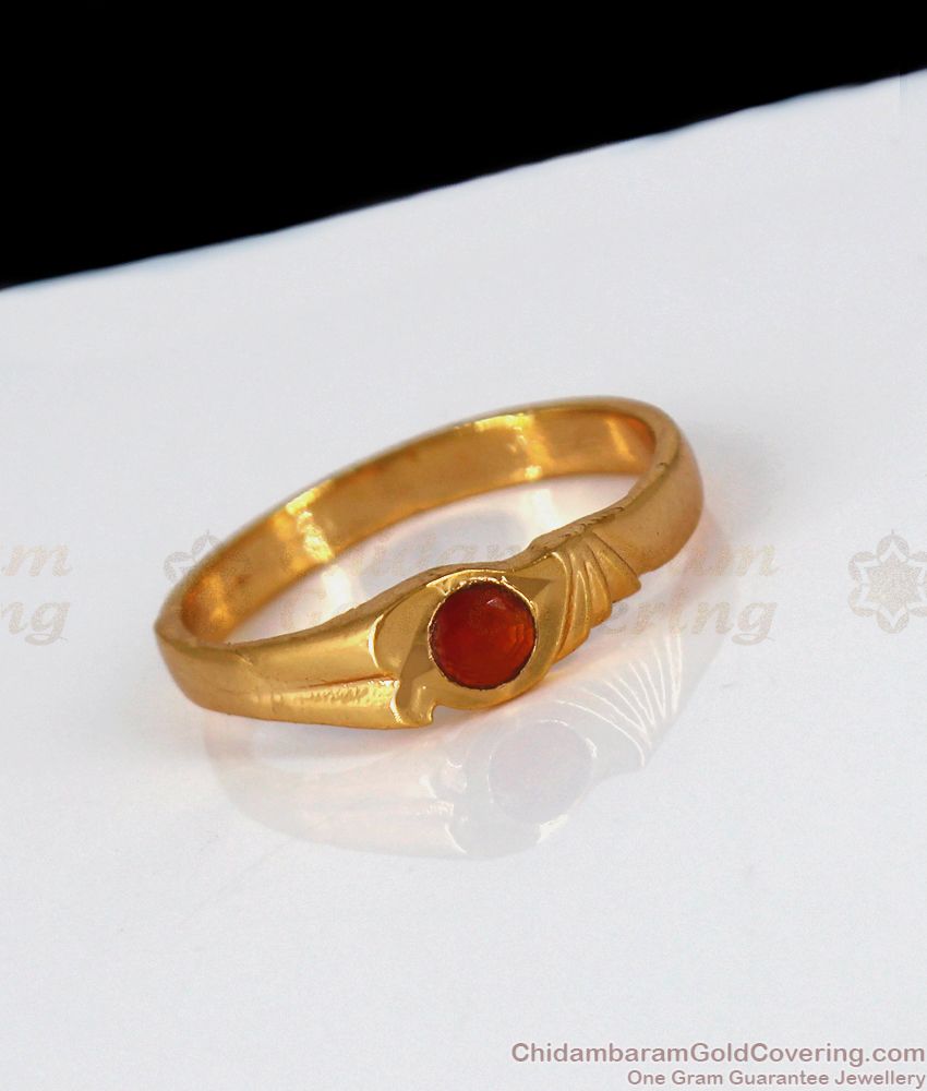 Naveen metal works Panchaloha/Impon red coral/Pavazham stone ring for Men  and Women Alloy Coral Ring Price in India - Buy Naveen metal works  Panchaloha/Impon red coral/Pavazham stone ring for Men and Women