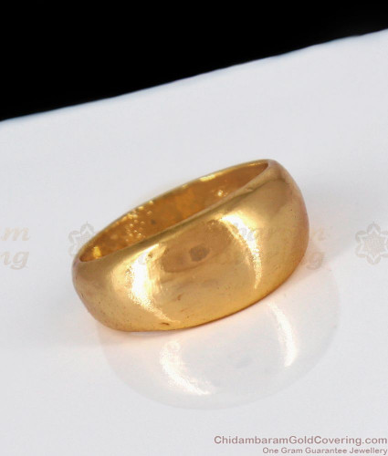 Plain Gold Ring Daily Wear Forming Design 2 Gram Jewelry FR1357