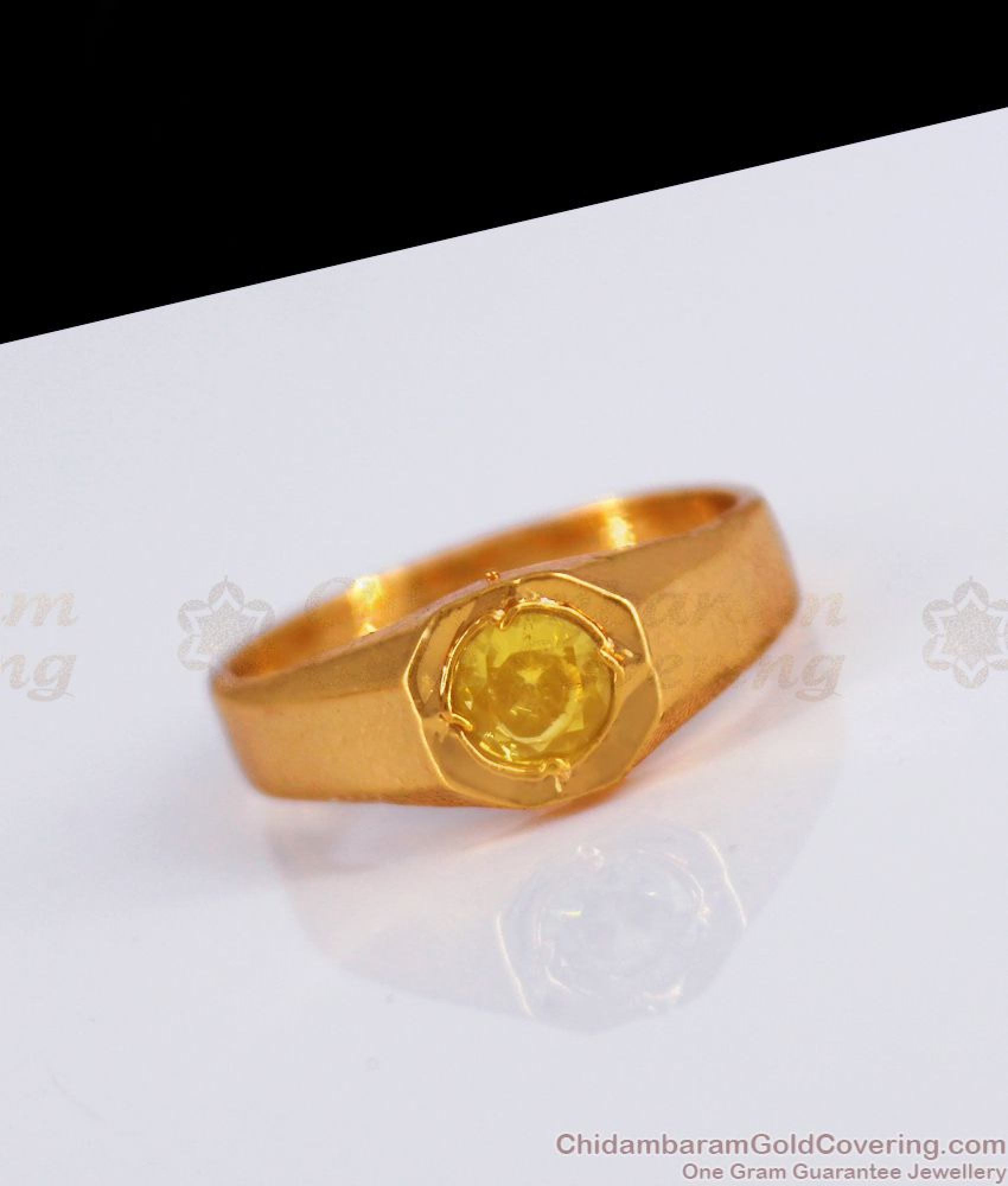 Rasi Kal Mothiram New Yellow Stone Pure Impon Gold Rings Fashion ...