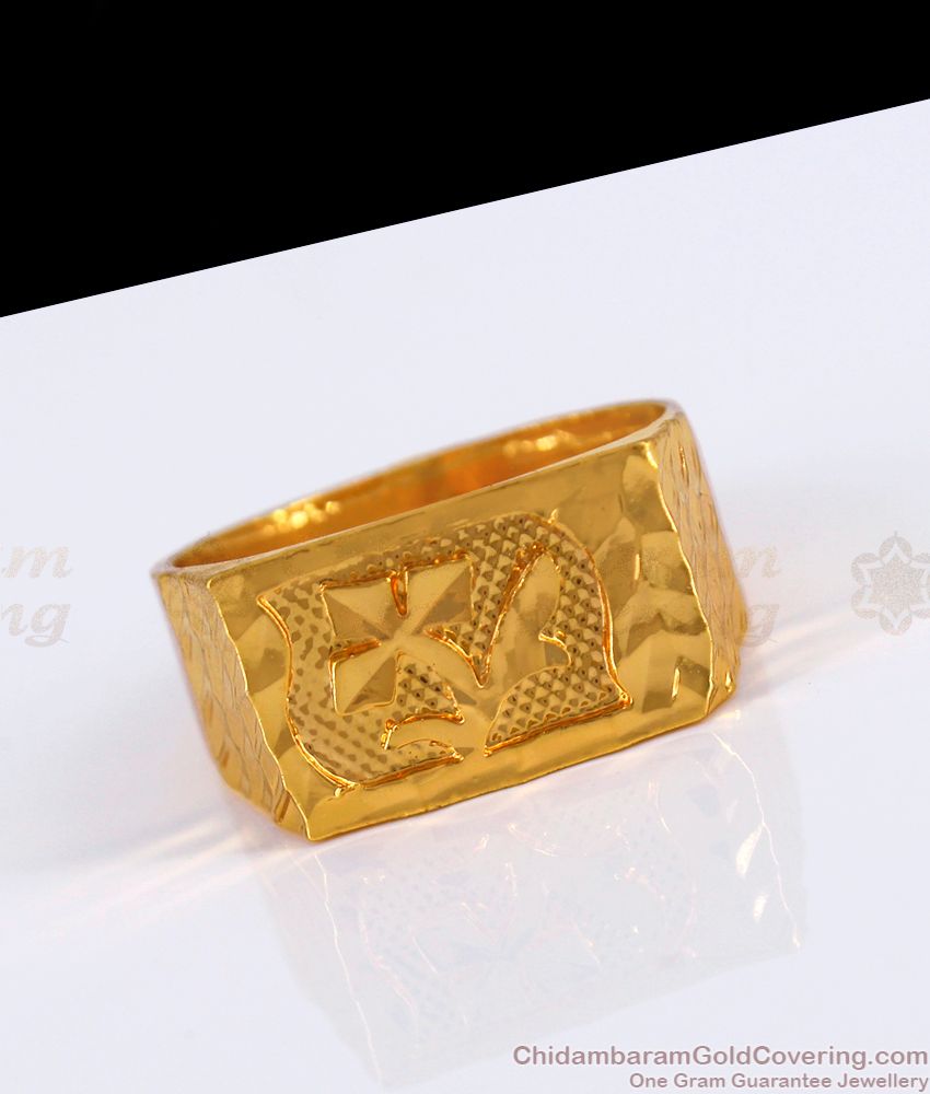 TV Ring Design Original Impon Gold Rings For Men FR1194