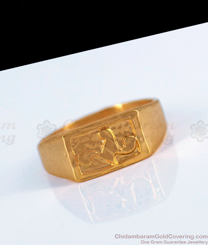 Plant Model Original Impon Gold Ring For Men FR1203