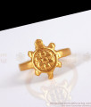 Cute Turtle Design Original Impon Gold Rings Shop Online FR1205