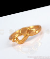 Two Leaves Design Real Impon Gold Rings FR1215