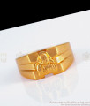 Devotional Sai Baba Model Original Impon Gold Rings FR1216