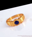 Original Impon Blue Sapphire Stone Finger Ring Collections FR1222