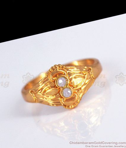 Simple Triple Band Gold Plated Finger Ring/Toe Ring Online|Kollamsupreme