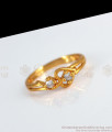 Latest Heart Design Pure Impon Gold Rings Womens Fashions FR1244