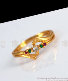 Impon Five Metal Gold Finger Rings Collections Daily Use FR1245 Impon Five Metal Gold Finger Rings Collections Daily Use FR1245