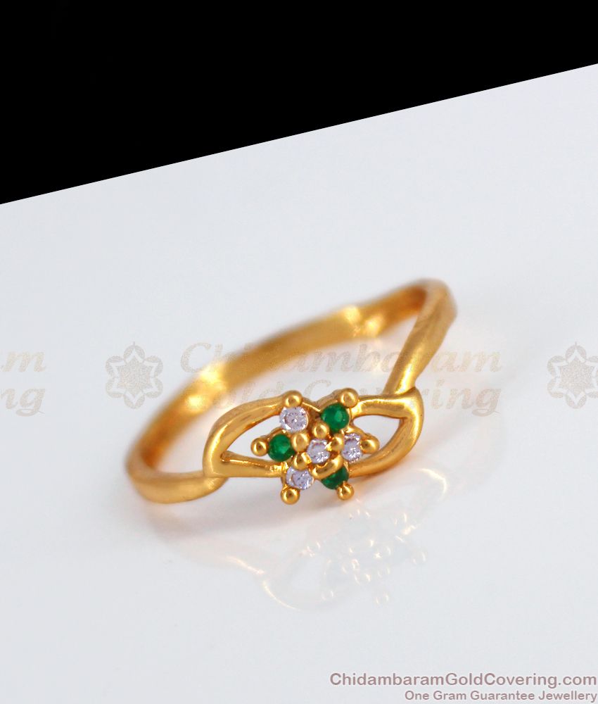 Fancy Design Original Impon Gold Finger Ring Office Wear FR1246