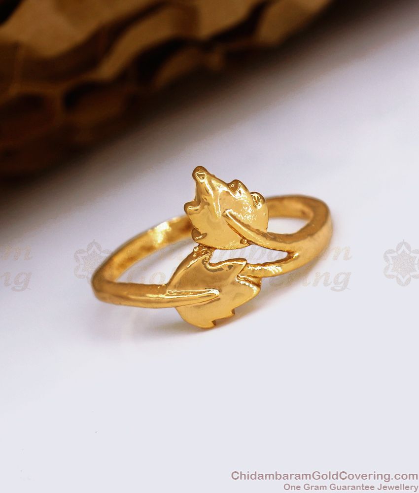 Simple Leaf Design Impon Finger Ring Collection FR1266