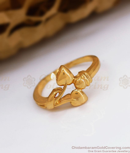 Manufacturer of Gold daily wear women ring | Jewelxy - 214576