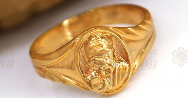 Memoir Gold Plated Shirdi Sai Baba Om Sai Ram Challa Adjustable Open End  Free Size Finger Ring for Men and Women : Amazon.in: Fashion