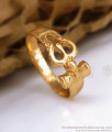 Trishulam Design Original Impon Finger Ring With Price FR1276