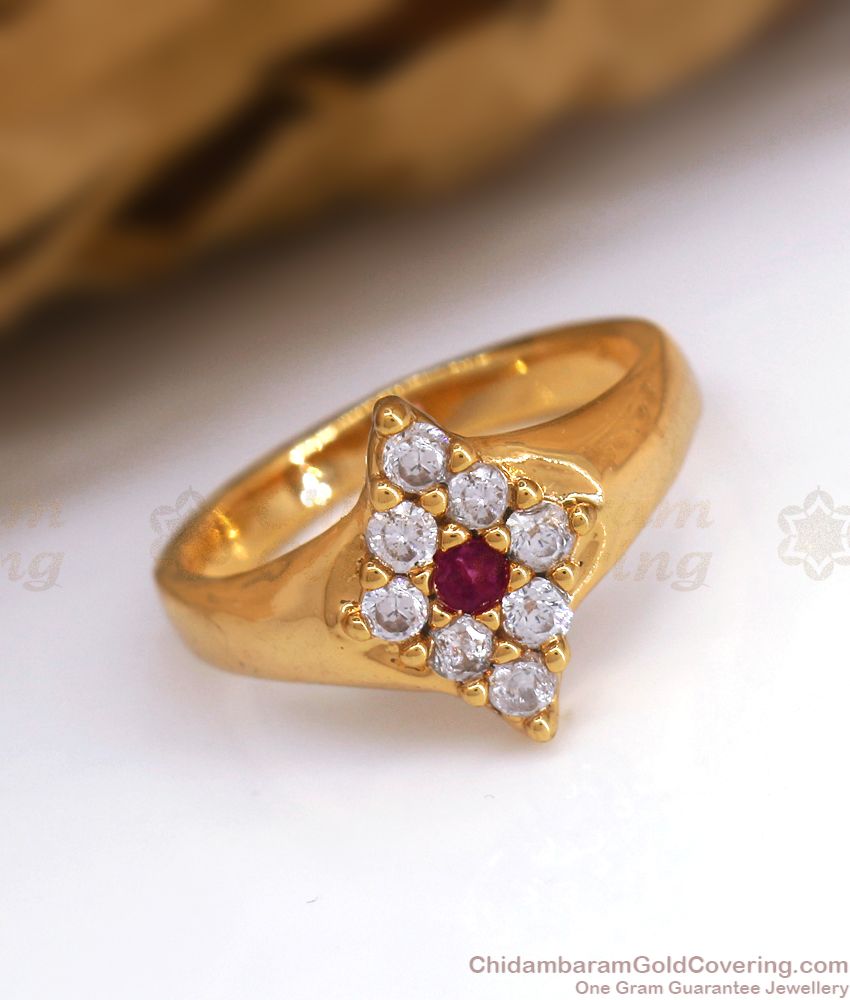 High Quality Impon Finger Ring Collection With Gati Stone FR1301