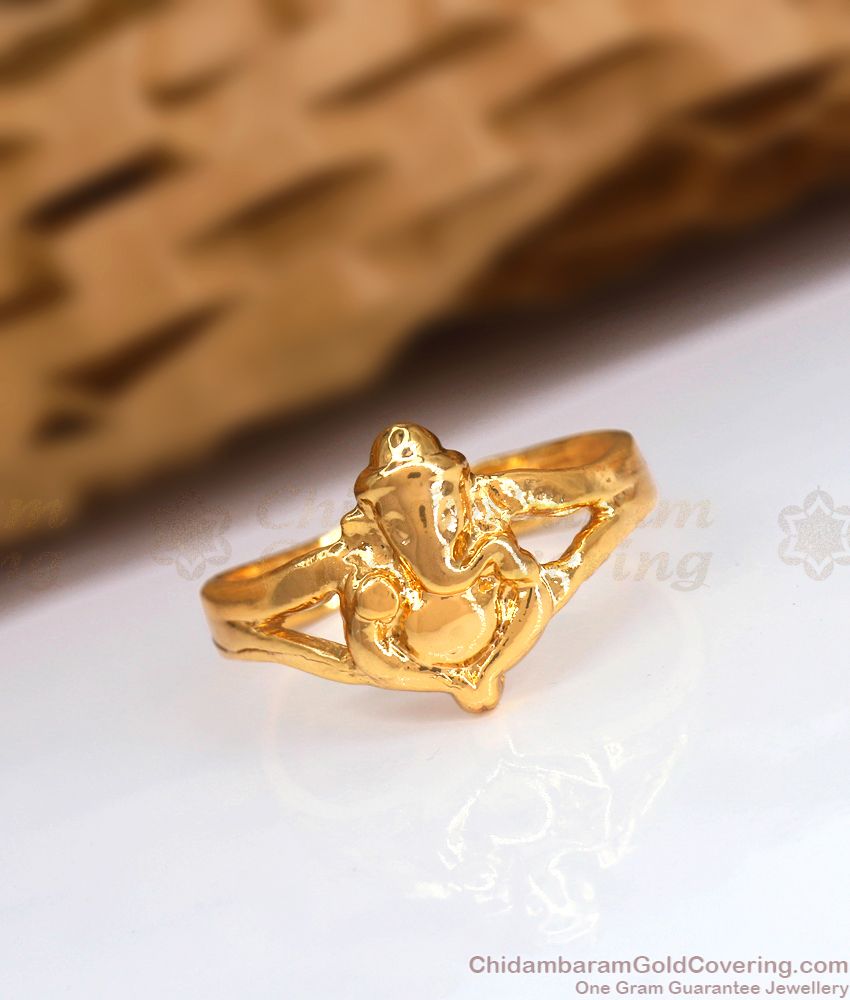 22K Gold 'LAKSHMI' Ring for Women - 235-GR3824 in 4.050 Grams
