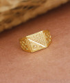 2 Gram Gold Plated Design Superior Quality Ring for Men FR1344