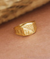 2 Gram Gold Plated Grand Cut Superior Quality Ring for Men FR1346