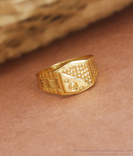 Women's Gold Ring (1.610 Grams), 22Kt Plain Yellow Gold | Mohan Jewellery