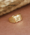 2 Gram Gold Plated Handmade Design Best Quality Ring for Men FR1348