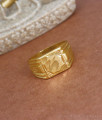 Two Gram Gold Ring Patterns Premium Forming Jewelry For Men FR1350