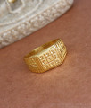 2 Gram Plated Party Design Forming Finger Ring For Men FR1352