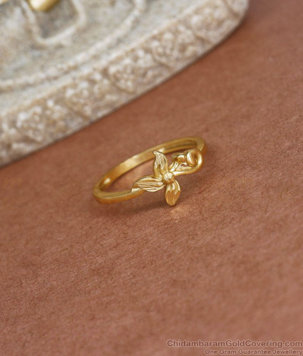 SPE Gold -Pattern design Stone Gold Ring - Poonamallee