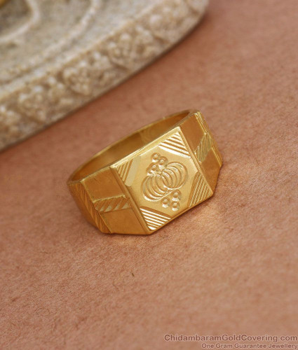 24k Bangkok Gold Ring Men | Rings 24k Pure Gold Man | 24k Pure Gold Men Ring  - 24k Gold - Aliexpress