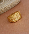 Two Gram Gold Ring High Quality For Mens Online Fashion FR1374