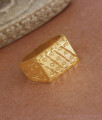 Attractive 2 Gram Gold Ring For Men Party Wear Collections FR1391