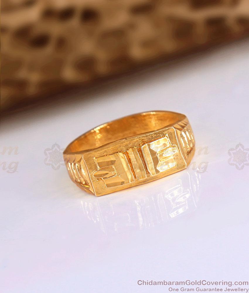 Buy Modern Gold Love Ring Design White Stone Five Metal Ring for Girls