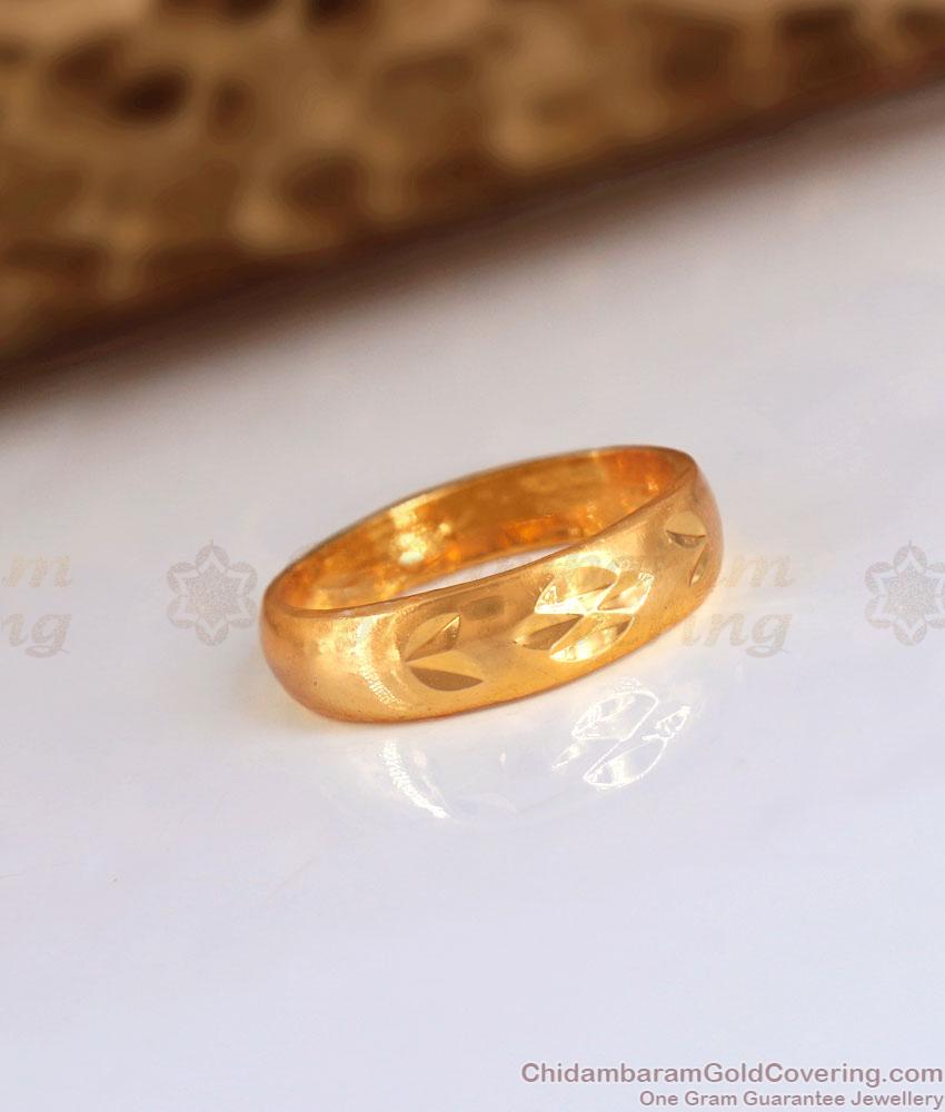 Pure Impon Panchaloha Ring Plain Designs Daily Wear Collections FR1401