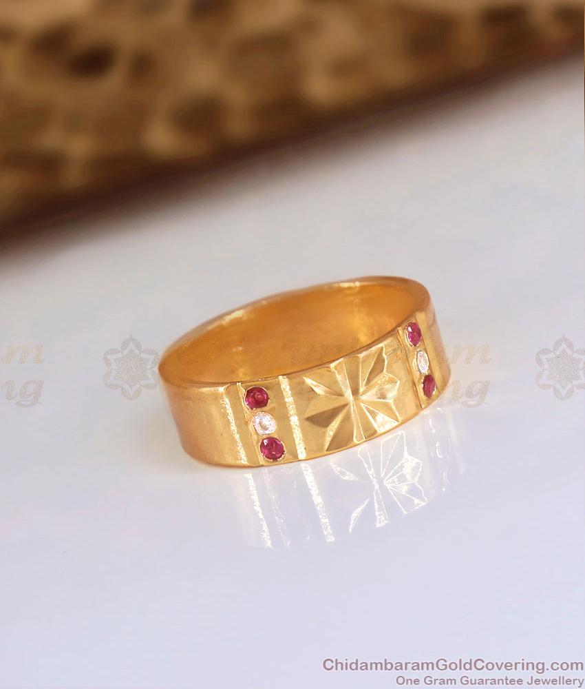 True Impon 5 Metal Ring Gati Stone Collections Shop Online FR1408