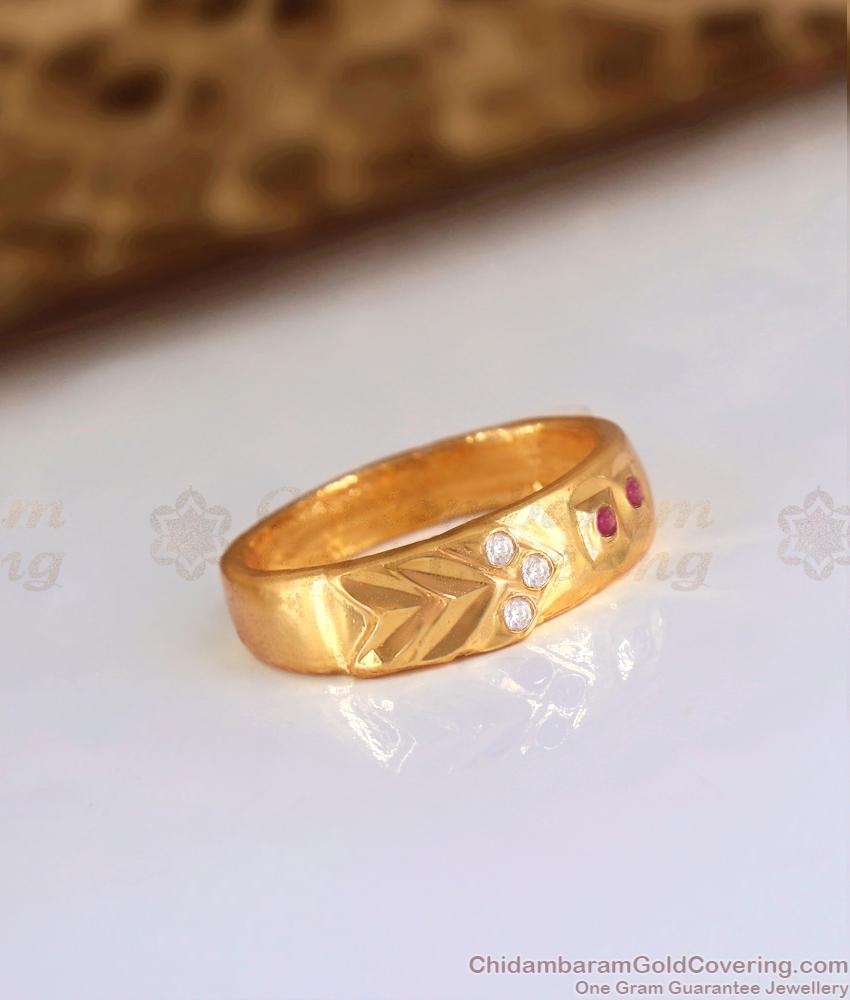 Daily Wear Womens Impon Stone Finger Ring Collections Shop Online FR1412