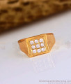 Full White Stone Five Metal Impon Ring Collections Shop Online FR1417
