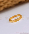 Plain Impon Finger Ring Collections From Chidambaram Gold Covering FR1420