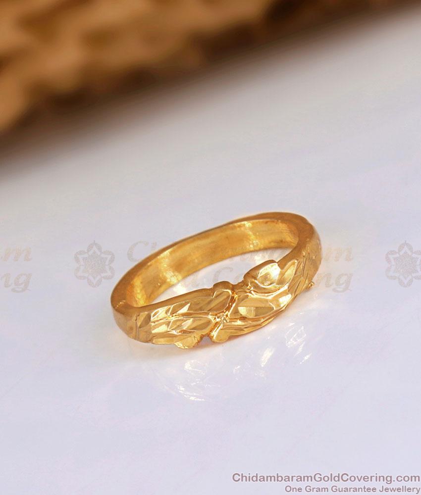 Light Weight Impon Finger Ring Collections With Floral Designs FR1425