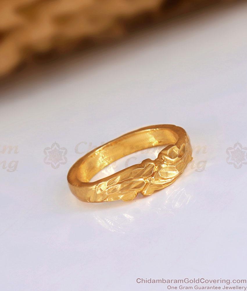 Light Weight Impon Finger Ring Collections With Floral Designs FR1425