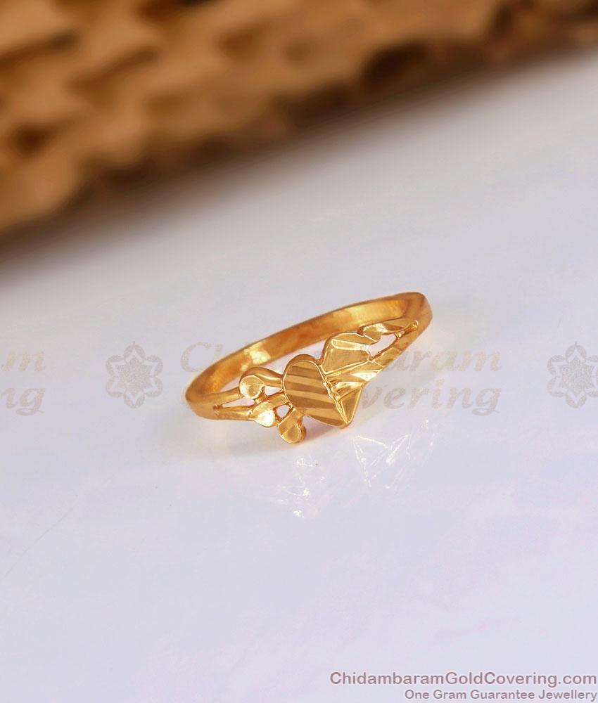 Light Weight Finger Ring Collection With Heart Design FR1430