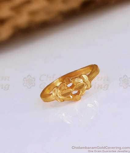 Simple gold ring design for female without stone deals