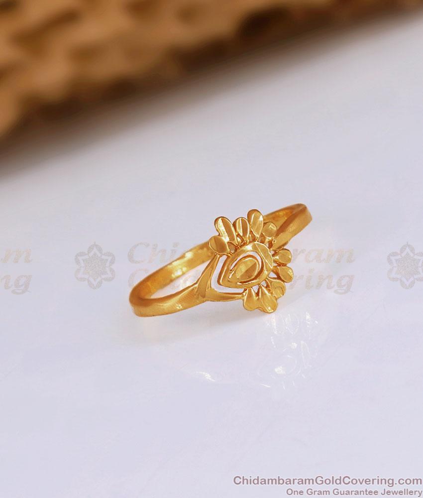 Regular Wear Real Impon Ring Collections Leaf Designs FR1436