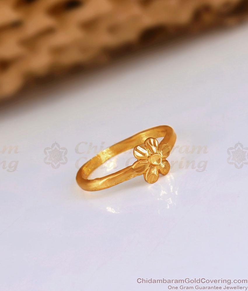 Daily Wear Impon Finger Ring Flower Designs FR1440