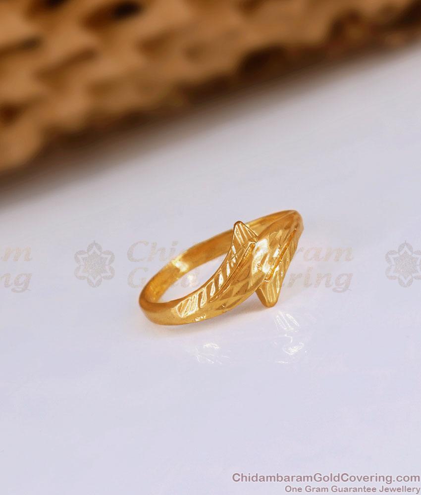 Original Impon Ring Collections Plain Design 5 Metal Jewelry FR1442