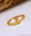 Plain Impon Rings Real Gold Patterns Shop Online FR1447